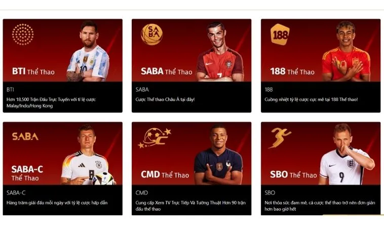 Nhà cái VN88 hợp tác với nhiều nhà cung cấp game thể thao hàng đầu