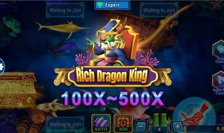 Giao diện chơi Bắn Cá Rồng VN88