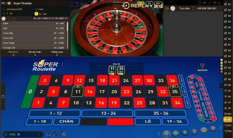 Bí Kíp Chinh Phục Roulette Nhà Cái VN88 Hiệu Quả Nhất 2 Bàn cược Roulette Nhà Cái VN88