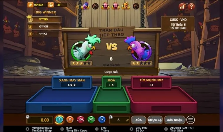 Cách Chơi Đá Gà 3D VN88 Kịch Tính Thắng Lớn Dễ Dàng 2 Cách chơi Đá Gà 3D VN88