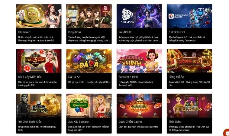 Đa dạng các thể loại game nhanh để trải nghiệm tại nhà cái VN88