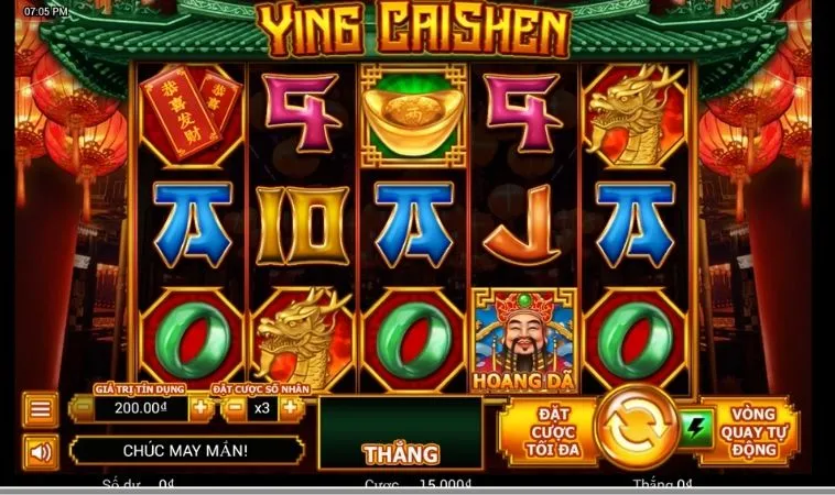 Săn Jackpot Nổ Hũ Thần Tài VN88 Cực Hấp Dẫn Thắng Khủng 2 Giao diện chơi game Nổ Hũ Thần Tài VN88